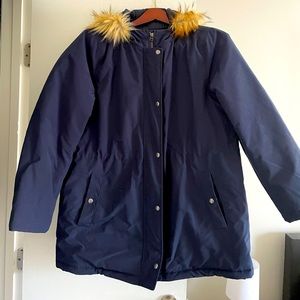 J.Crew Winter Coat Navy.